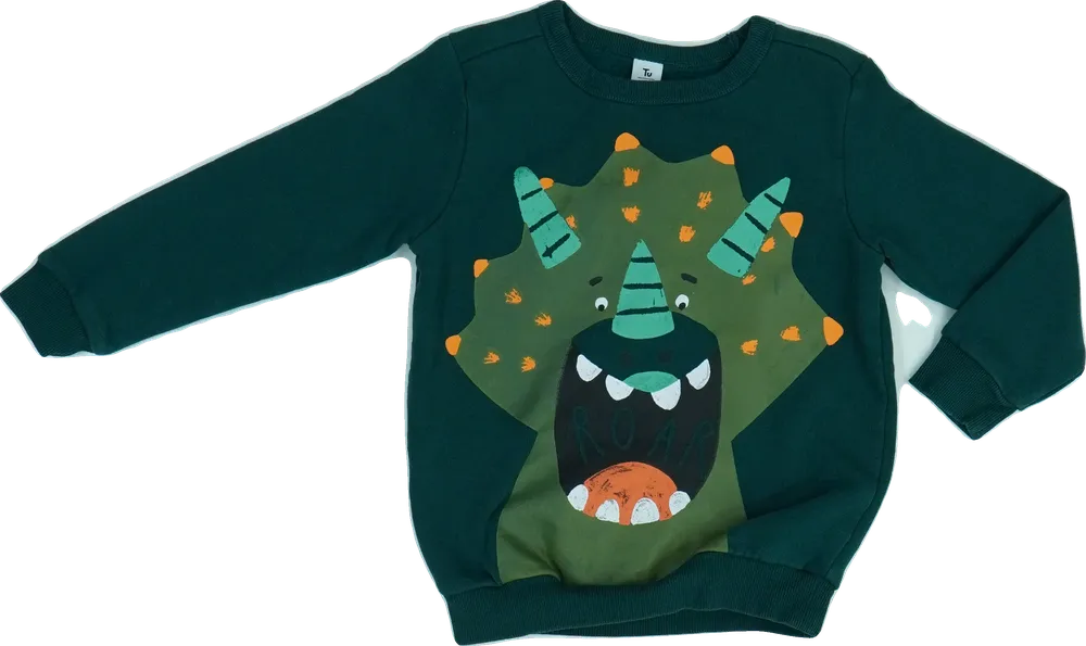 Zöld TU Pulóver EU 98 / UK 3 év / US 3T