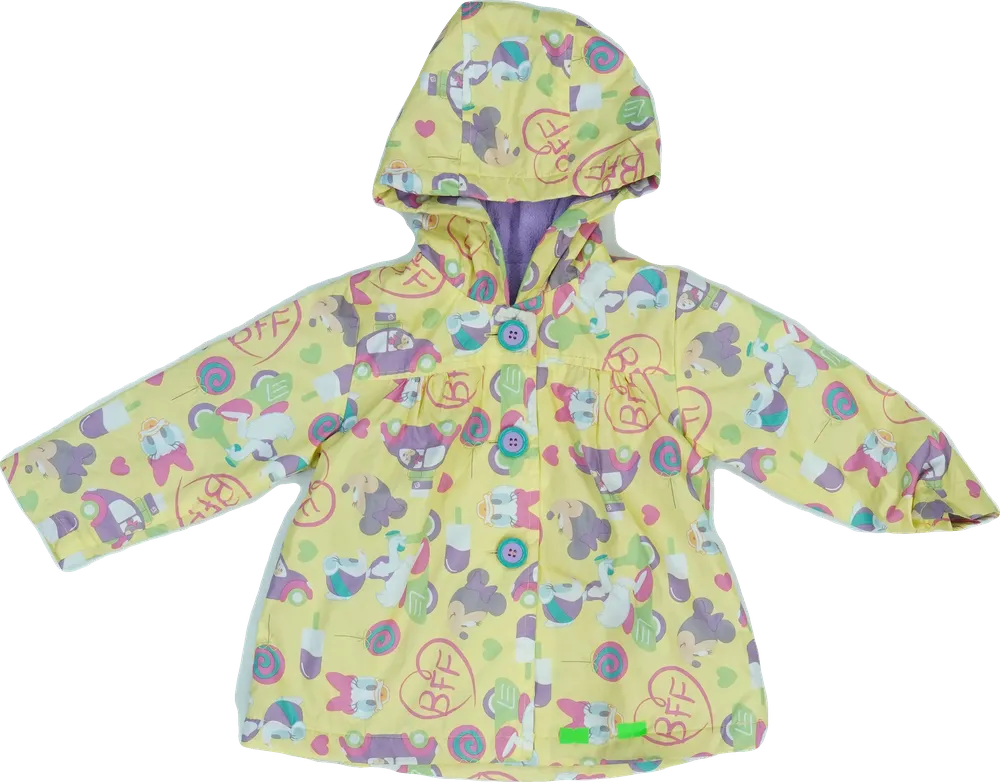 Sárga Disney Széldzseki EU 86 / UK 12-18 hónap / US 18 hónap