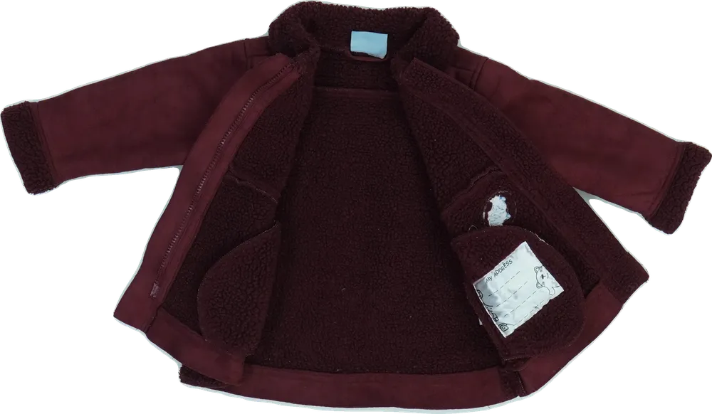 Bordó Egyéb Átmeneti kabát EU 86 / UK 12-18 hónap / US 18 hónap