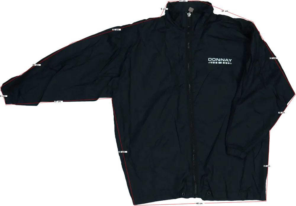 Fekete Donnay Széldzseki EU 152 / UK 12 év / US 12 év/L