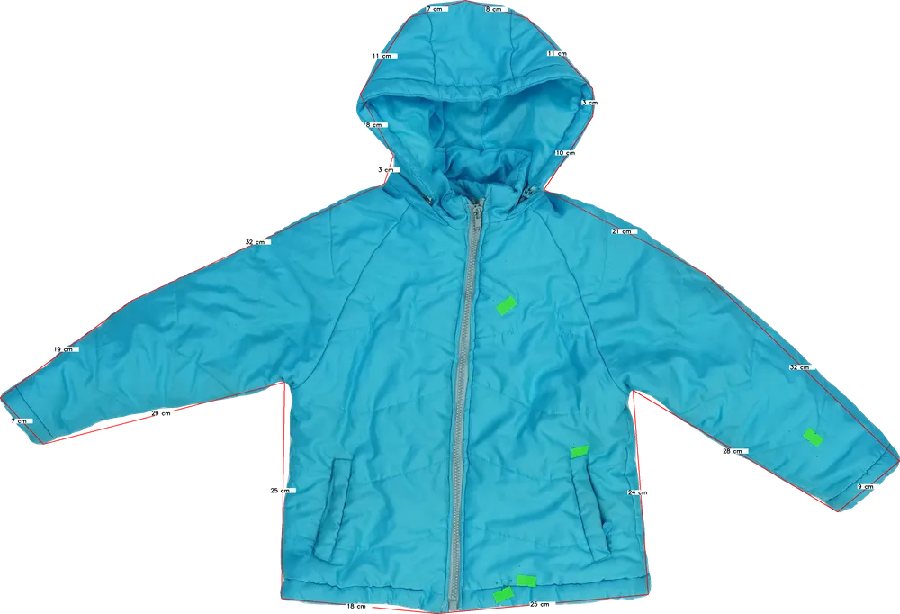 Kék Cactus Clone Télikabát EU 116 / UK 6 év / US 6 év/S