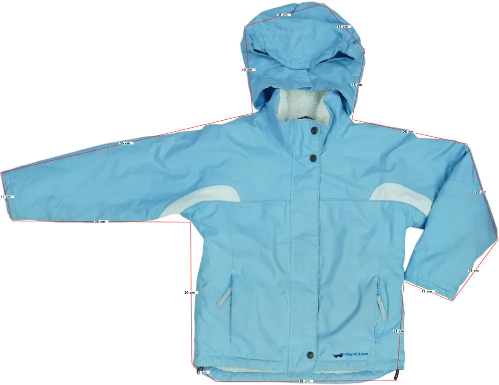 Kék Dare2be Síkabát EU 128 / UK 8 év / US 8 év/M