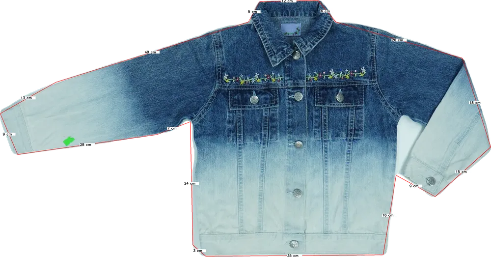 Kék Egyéb Farmerdzseki EU 128 / UK 8 év / US 8 év/M