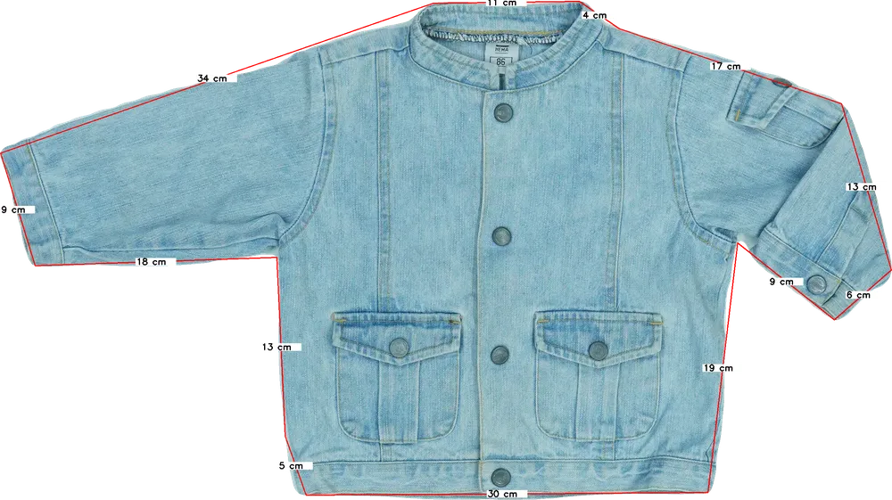 Kék Hema Farmerdzseki EU 86 / UK 12-18 hónap / US 18 hónap