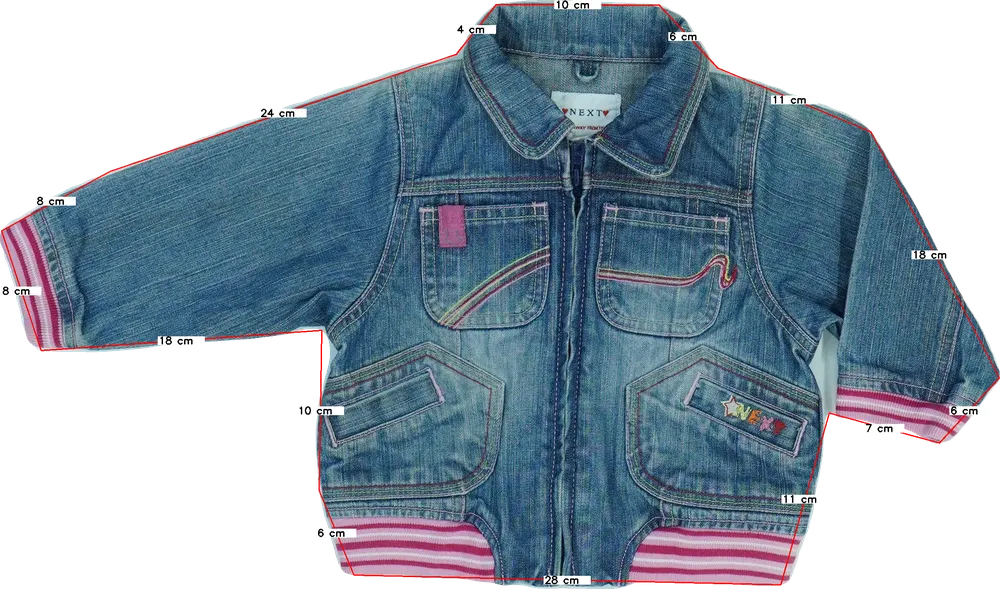 Kék Next Farmerdzseki EU 86 / UK 12-18 hónap / US 18 hónap