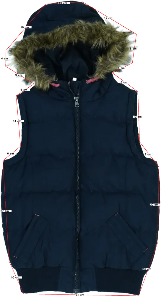 Kék Miss E-Vie Mellény EU 152 / UK 12 év / US 12 év/L