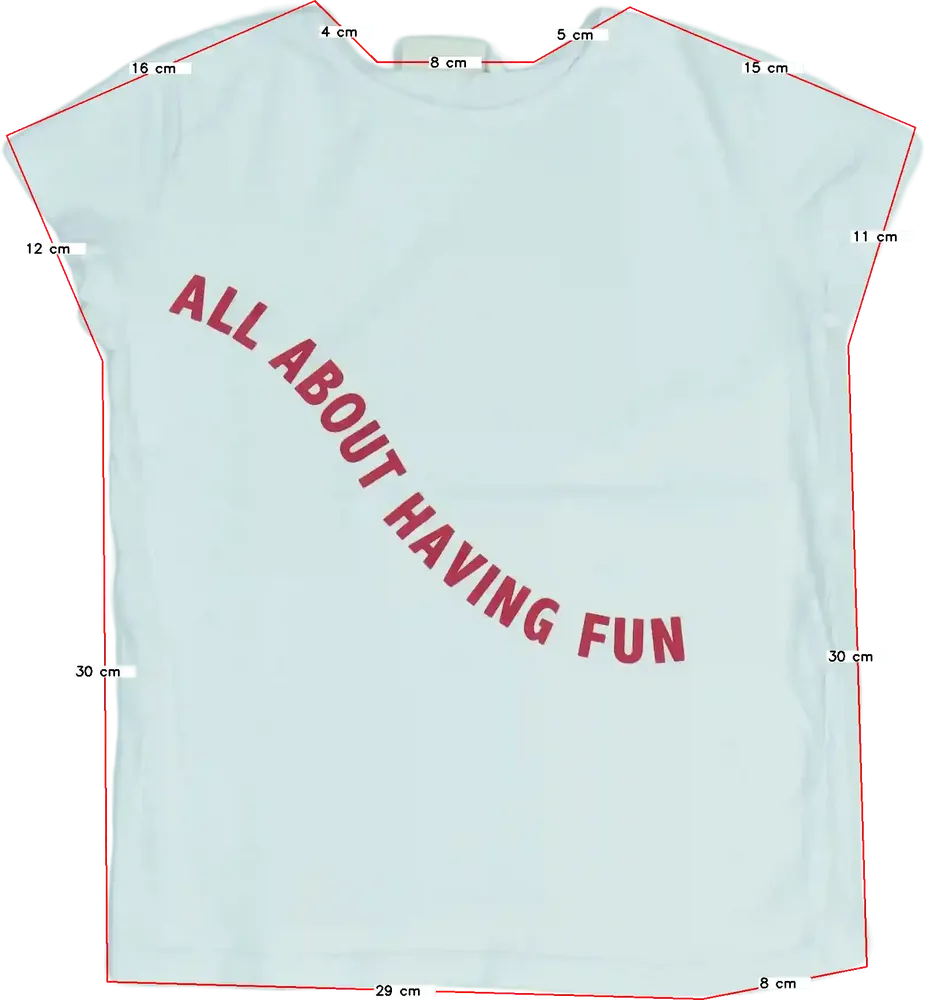 Fehér OVS Póló EU 140 / UK 10 év / US 10 év/L