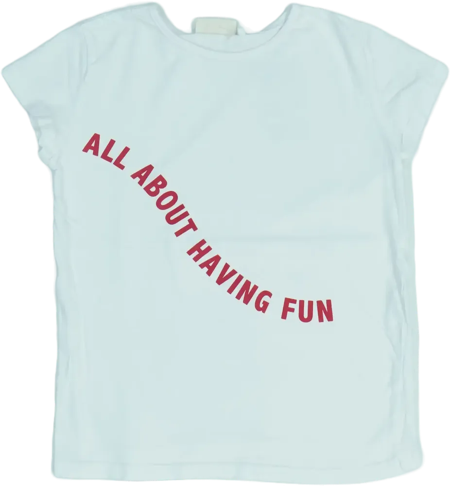 Fehér OVS Póló EU 140 / UK 10 év / US 10 év/L