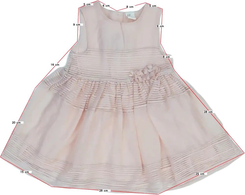 Rózsaszín H&amp;M Ruha EU 86 / UK 12-18 hónap / US 18 hónap