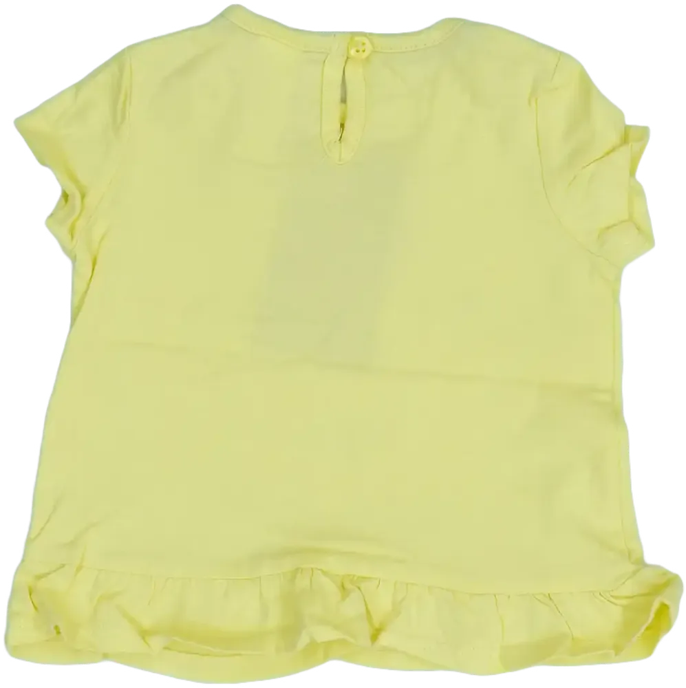 Sárga C&amp;A Póló EU 62 / UK 0-3 hónap / US 0-3 hónap