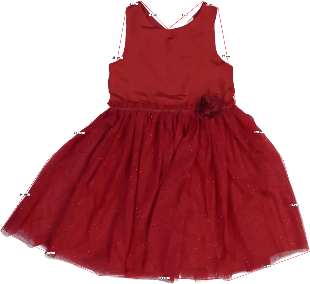 Piros H&amp;M Ruha EU 140 / UK 10 év / US 10 év/L