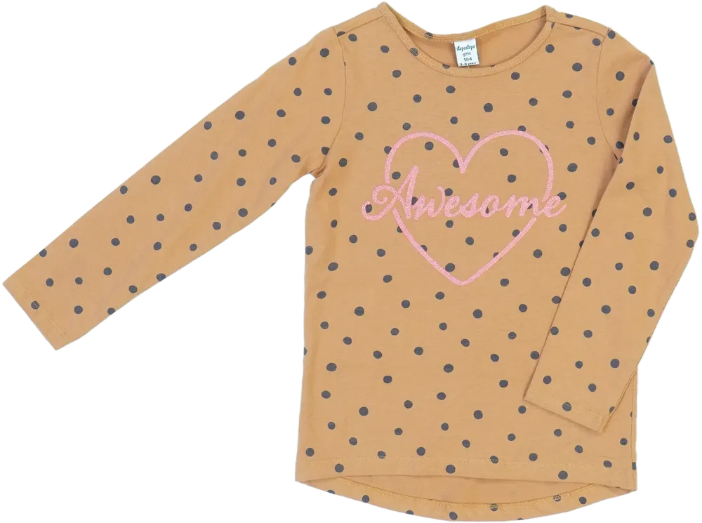 Barna DopoDopo Hosszú ujjú felső EU 104 / UK 4 év / US 4T/XS