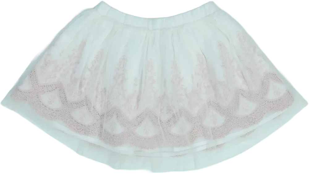 Fehér TJX Szoknya EU 104 / UK 4 év / US 4T/XS