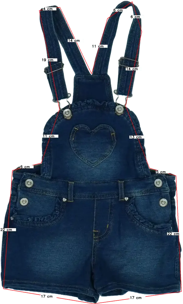 Kék OVS Kantáros hosszú / rövidnadrág EU 116 / UK 6 év / US 6 év/S