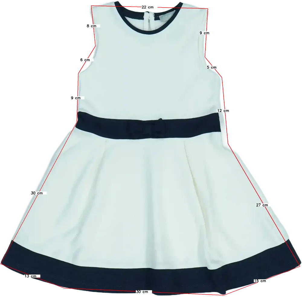 Fehér Primark Ruha EU 92 / UK 2 év / US 2T