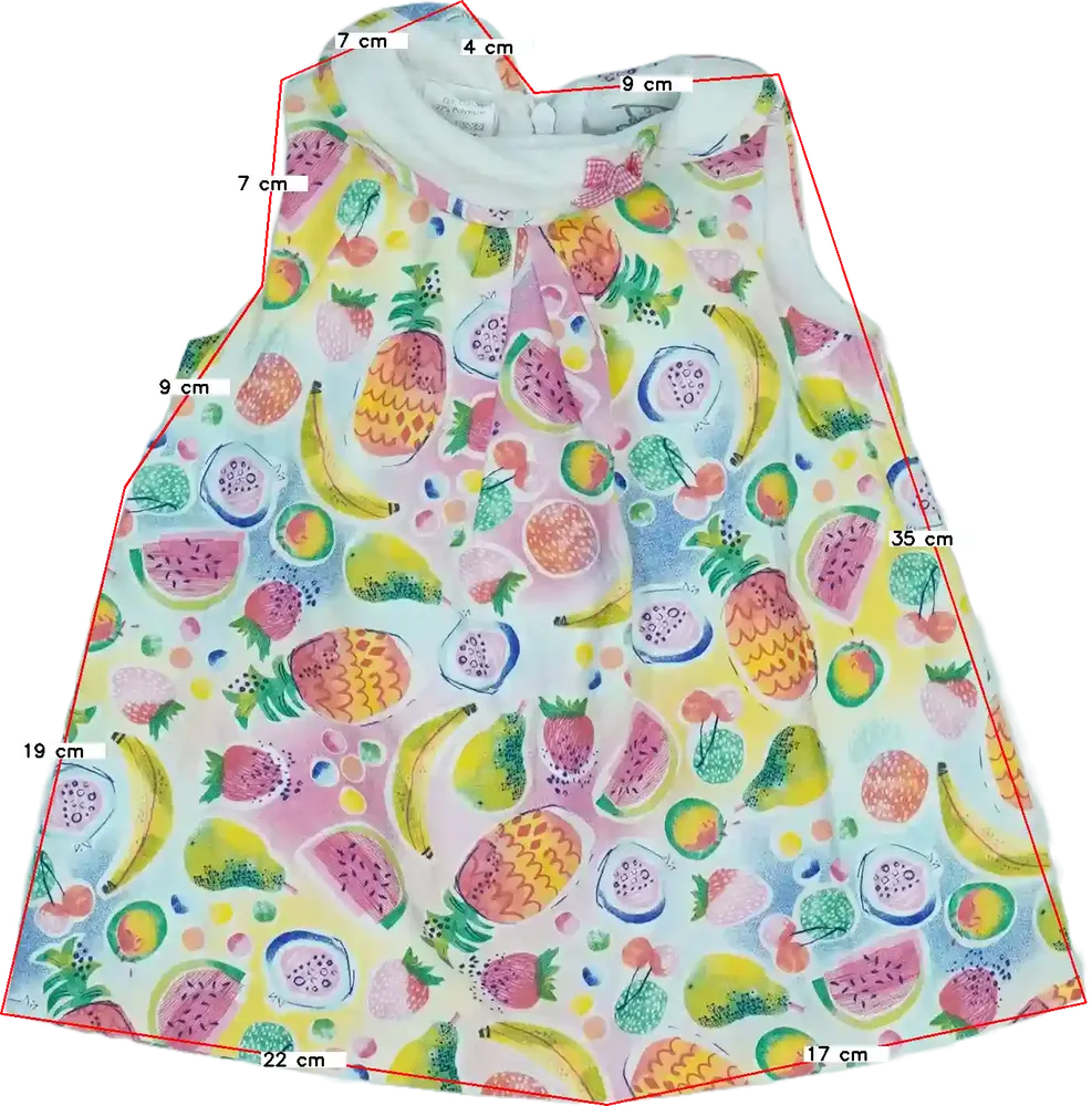 Fehér Dani Ruha EU 68 / UK 3-6 hónap / US 3-6 hónap