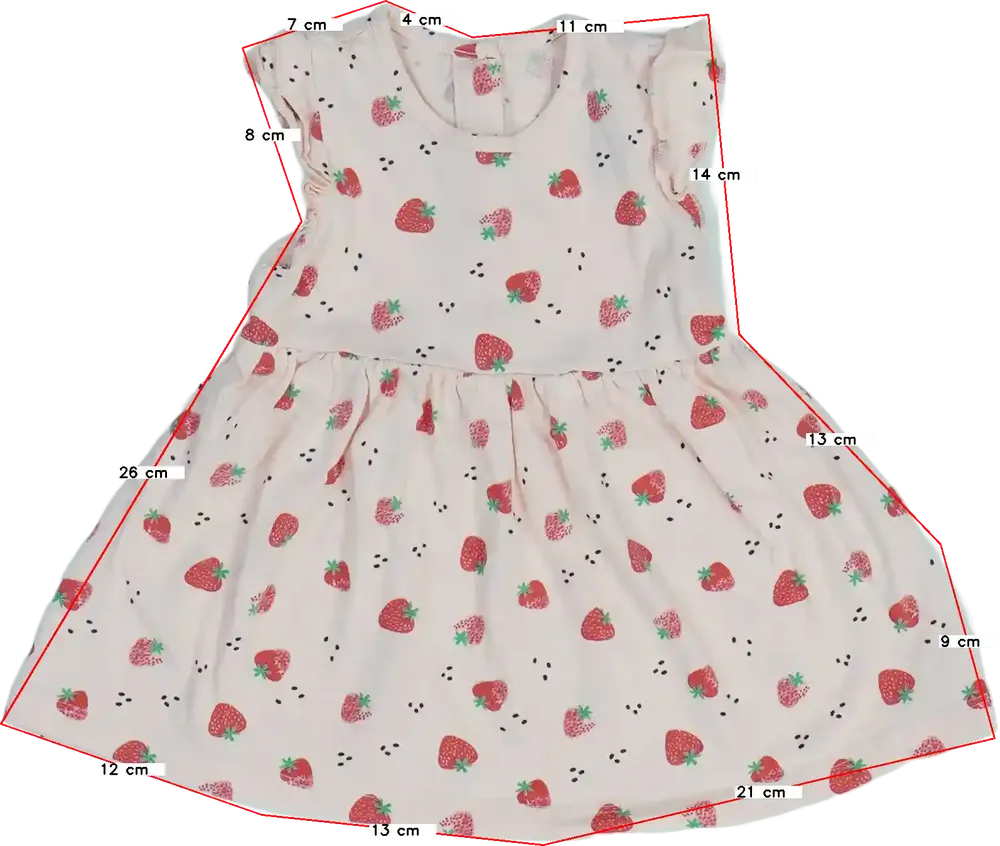 Rózsaszín Matalan Ruha EU 68 / UK 3-6 hónap / US 3-6 hónap