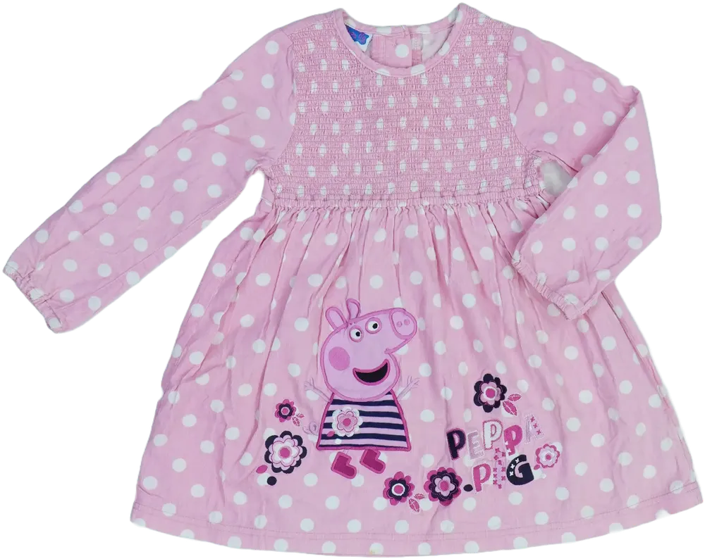 Rózsaszín Peppa Pig Ruha EU 92 / UK 2 év / US 2T