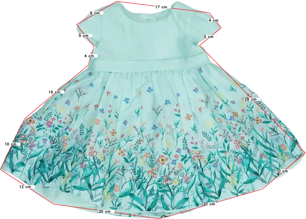 Zöld John Lewis Ruha EU 68 / UK 3-6 hónap / US 3-6 hónap