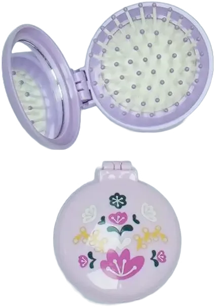 Rózsaszín Kiabi Hajkefe és fésű Egyméret