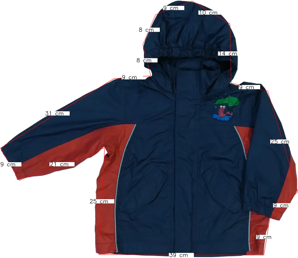 Kék Impidimpi Széldzseki EU 92 / UK 2 év / US 2T