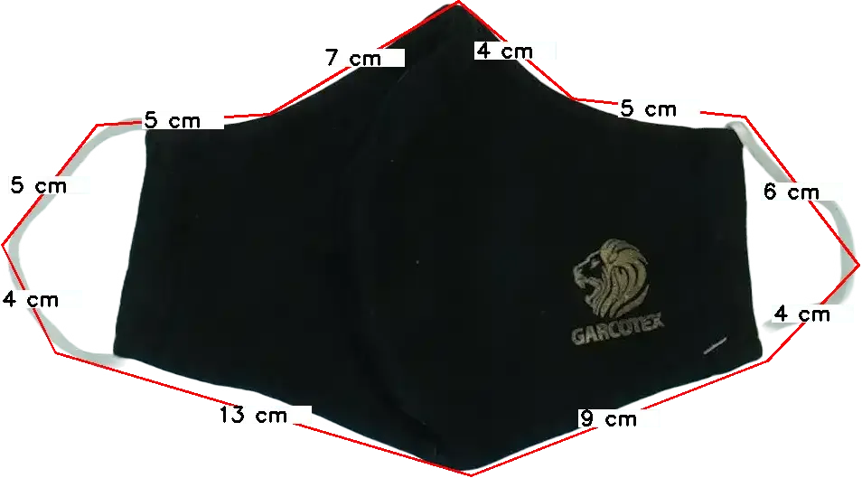 Fekete Egyéb Maszk Egyméret