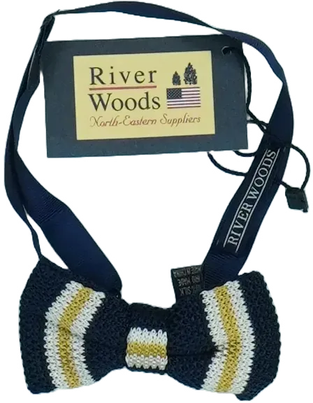 Kék River Woods Csokornyakkendő Egyméret