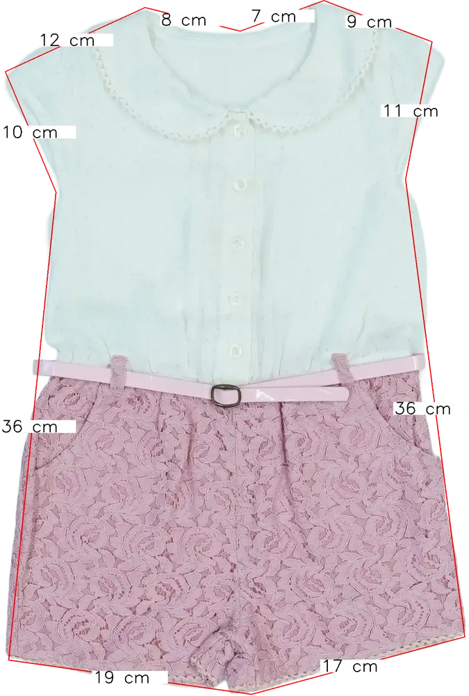 Rózsaszín Matalan Playsuit / Jumpsuit EU 110 / UK 5 év / US 5 év/XS