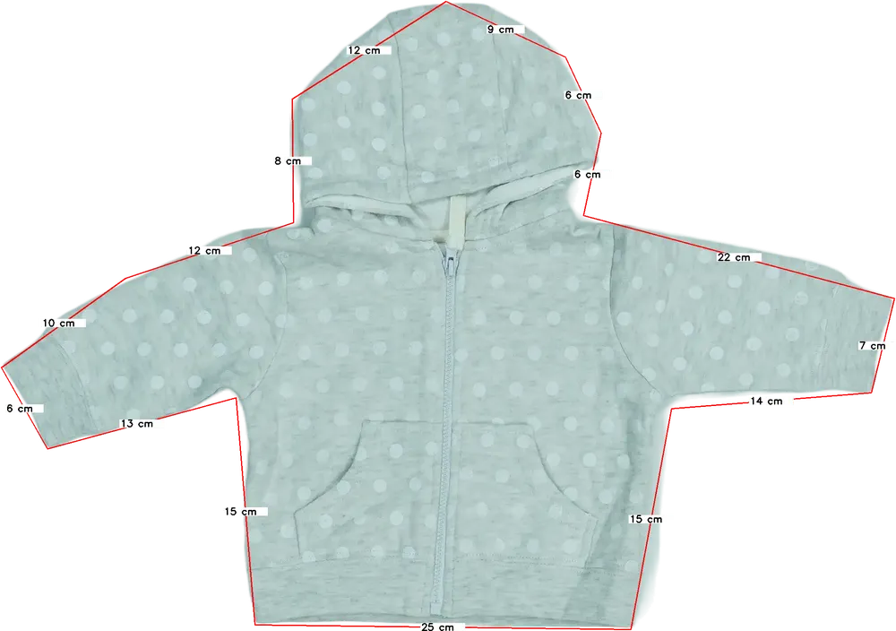 Szürke Early Days Kapucnis pulóver EU 62 / UK 0-3 hónap / US 0-3 hónap