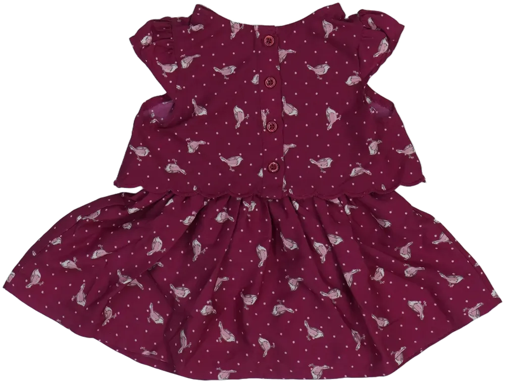 Bordó Matalan Ruha EU 68 / UK 3-6 hónap / US 3-6 hónap