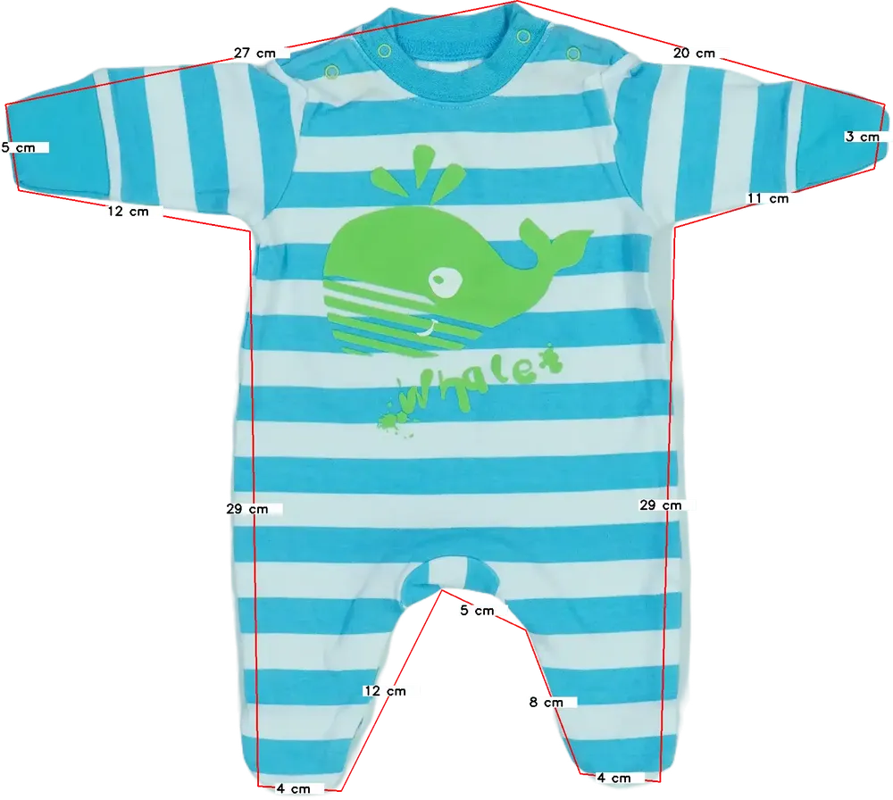 Többszínű Next Hosszú ujjú rugdalózó EU 50 / UK Újszülött / US Újszülött