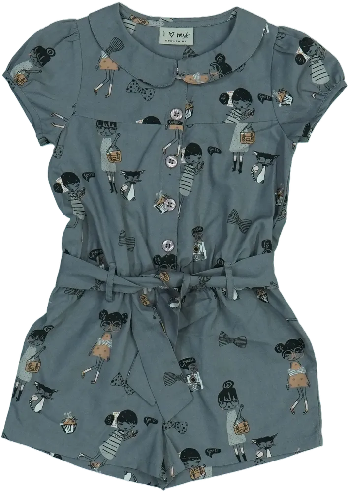 Szürke Next Playsuit / Jumpsuit EU 104 / UK 4 év / US 4T/XS