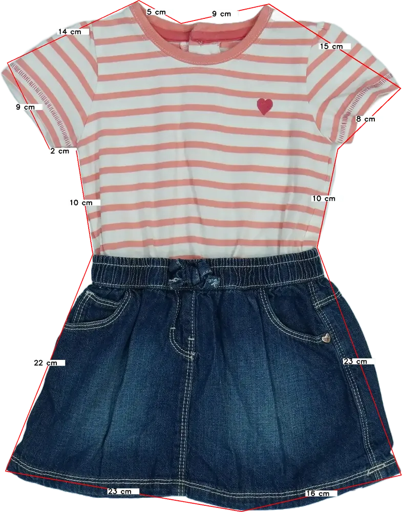 Többszínű Matalan Ruha EU 86 / UK 12-18 hónap / US 18 hónap