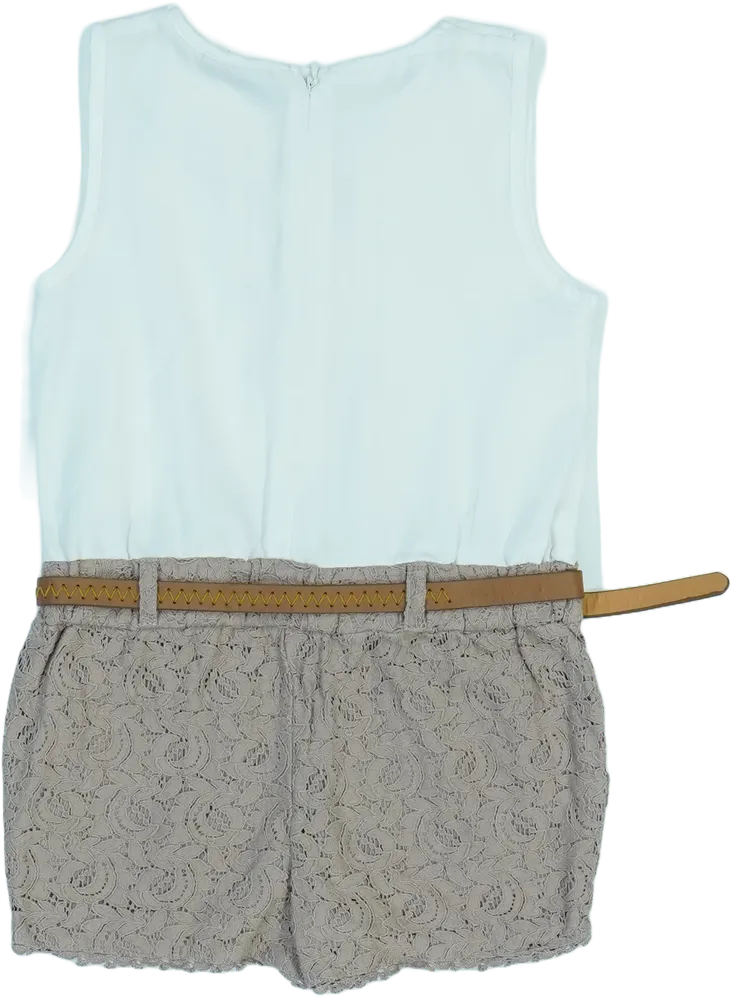 Fehér Matalan Playsuit / Jumpsuit EU 116 / UK 6 év / US 6 év/S