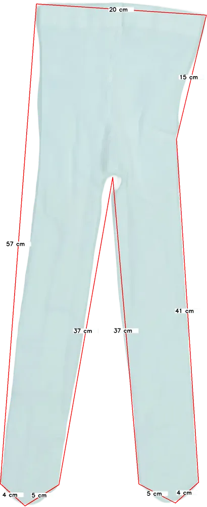 Fehér Dressy Kidz Harisnya EU 116 / UK 6 év / US 6 év/S