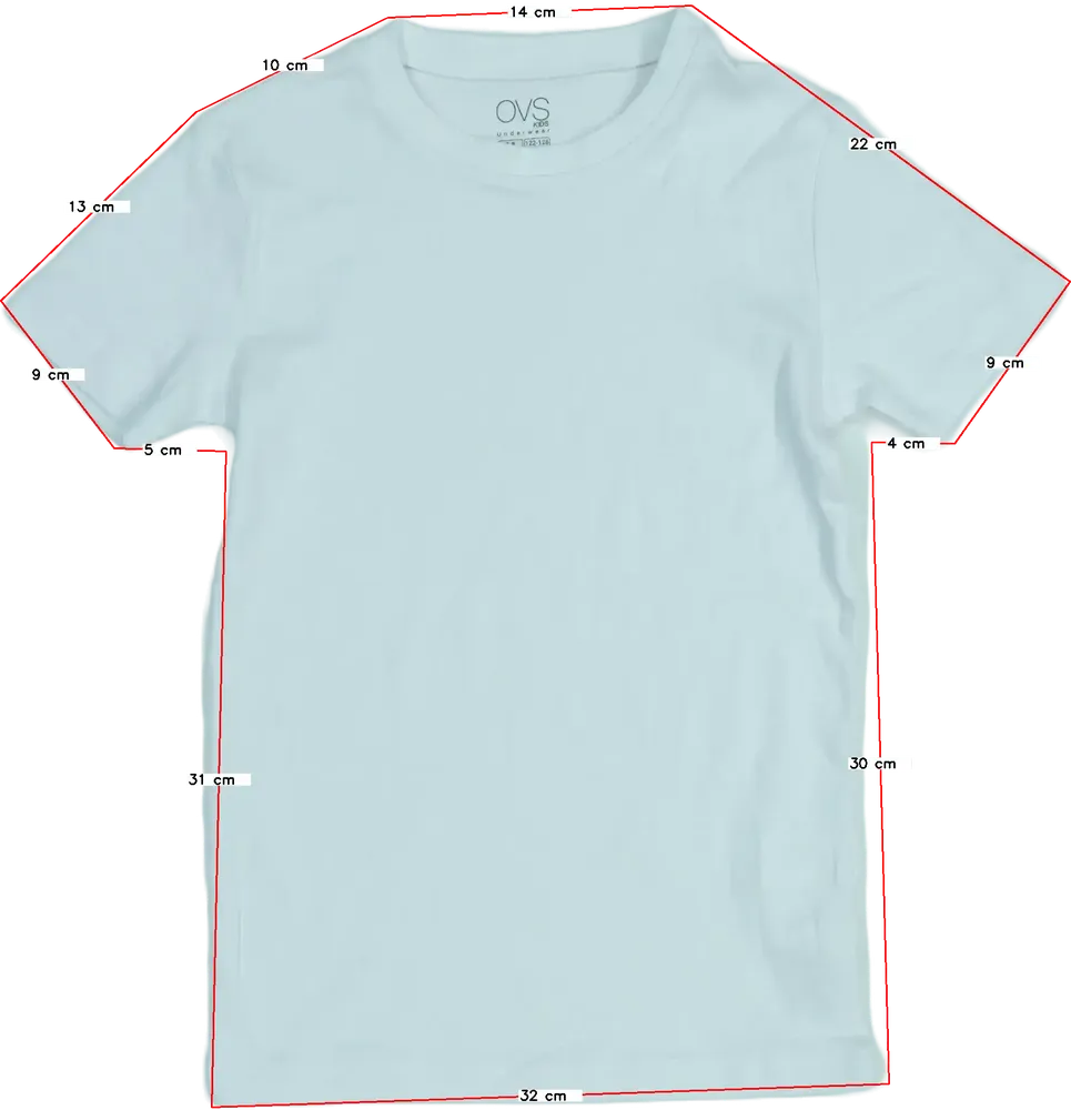 Fehér OVS Póló EU 128 / UK 8 év / US 8 év/M