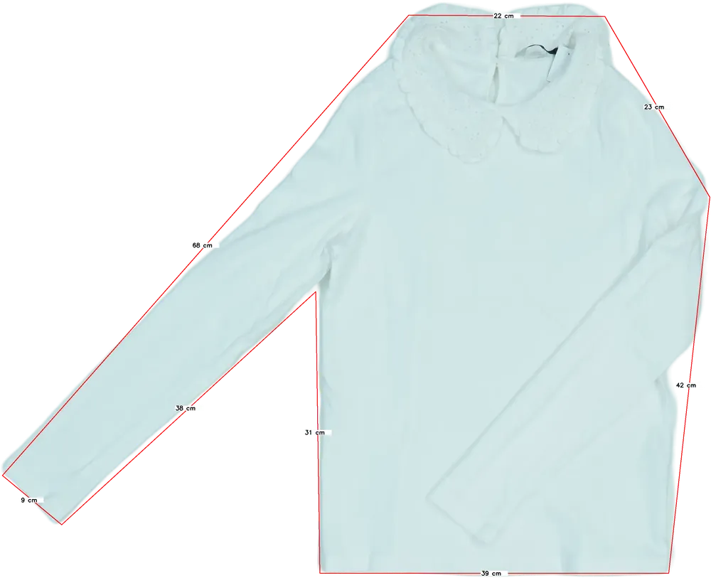 Fehér George Blúz EU 164 / UK 14 év / US 14 év/XL