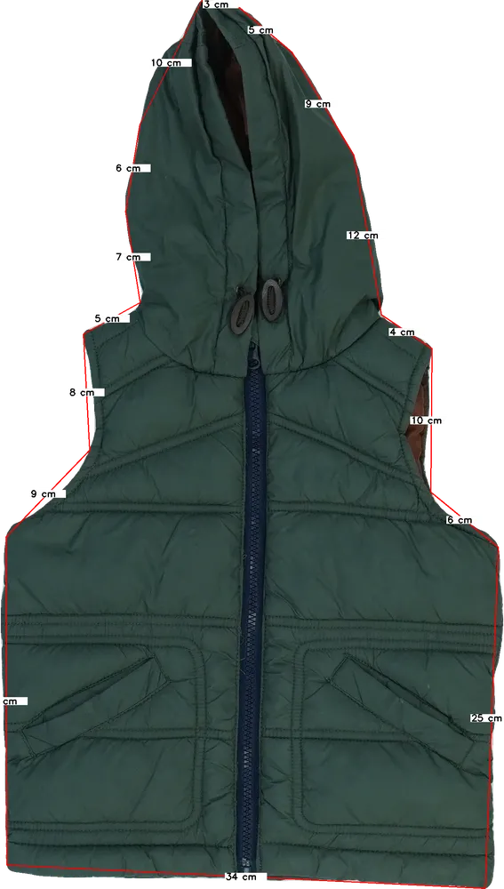 Zöld Matalan Mellény EU 98 / UK 3 év / US 3T