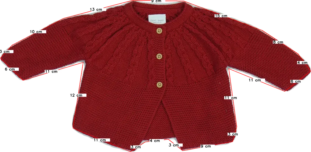 Piros Next Kardigán EU 62 / UK 0-3 hónap / US 0-3 hónap