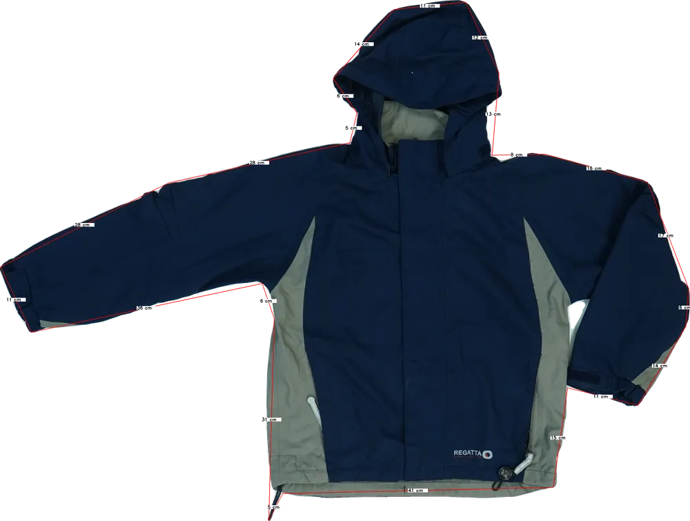 Kék Regatta Széldzseki EU 128 / UK 8 év / US 8 év/M