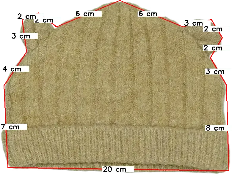 Barna George Sapka EU 86 / UK 12-18 hónap / US 18 hónap