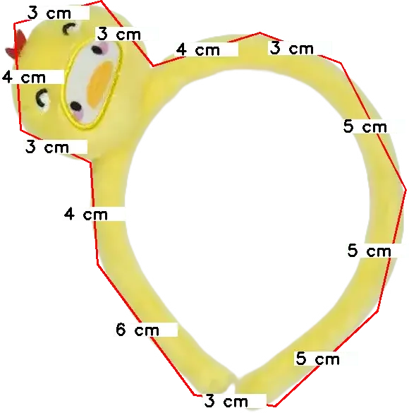 Sárga OVS Hajpánt Egyméret