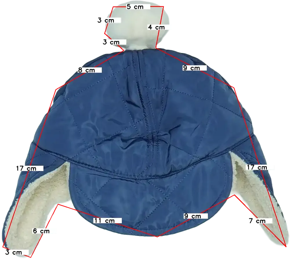 Kék George Sapka EU 74 / UK 6-9 hónap / US 6-9 hónap