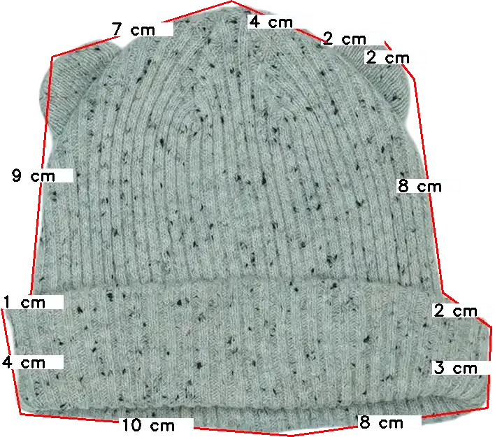 Szürke George Sapka EU 86 / UK 12-18 hónap / US 18 hónap