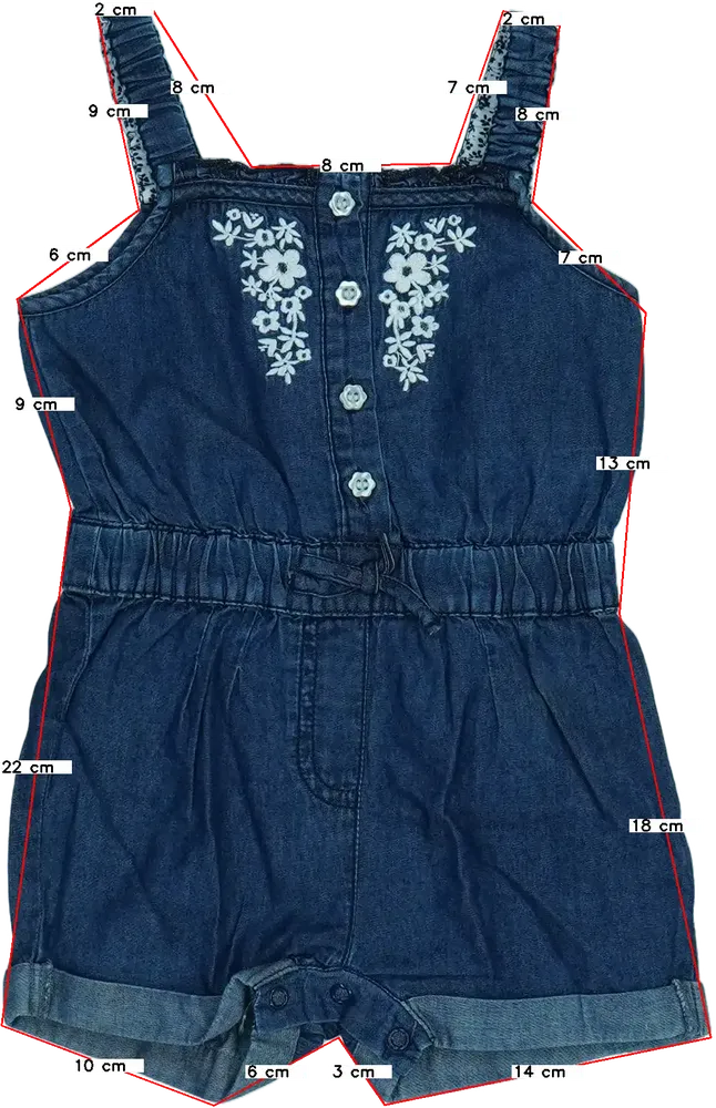 Kék Young Dimension Playsuit / Jumpsuit EU 86 / UK 12-18 hónap / US 18 hónap