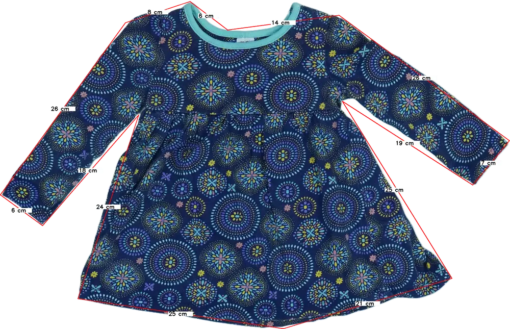 Kék Mini Club Ruha EU 80 / UK 9-12 hónap / US 12 hónap