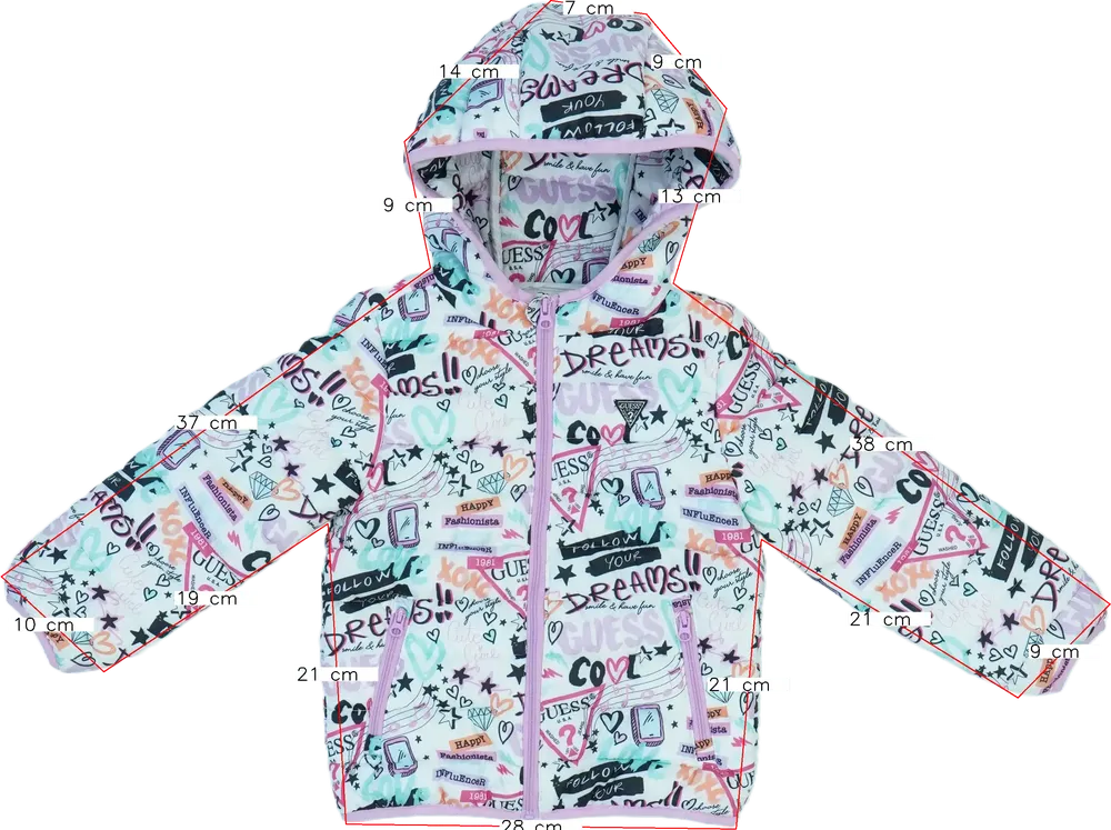 Fehér Guess Átmeneti kabát EU 98 / UK 3 év / US 3T