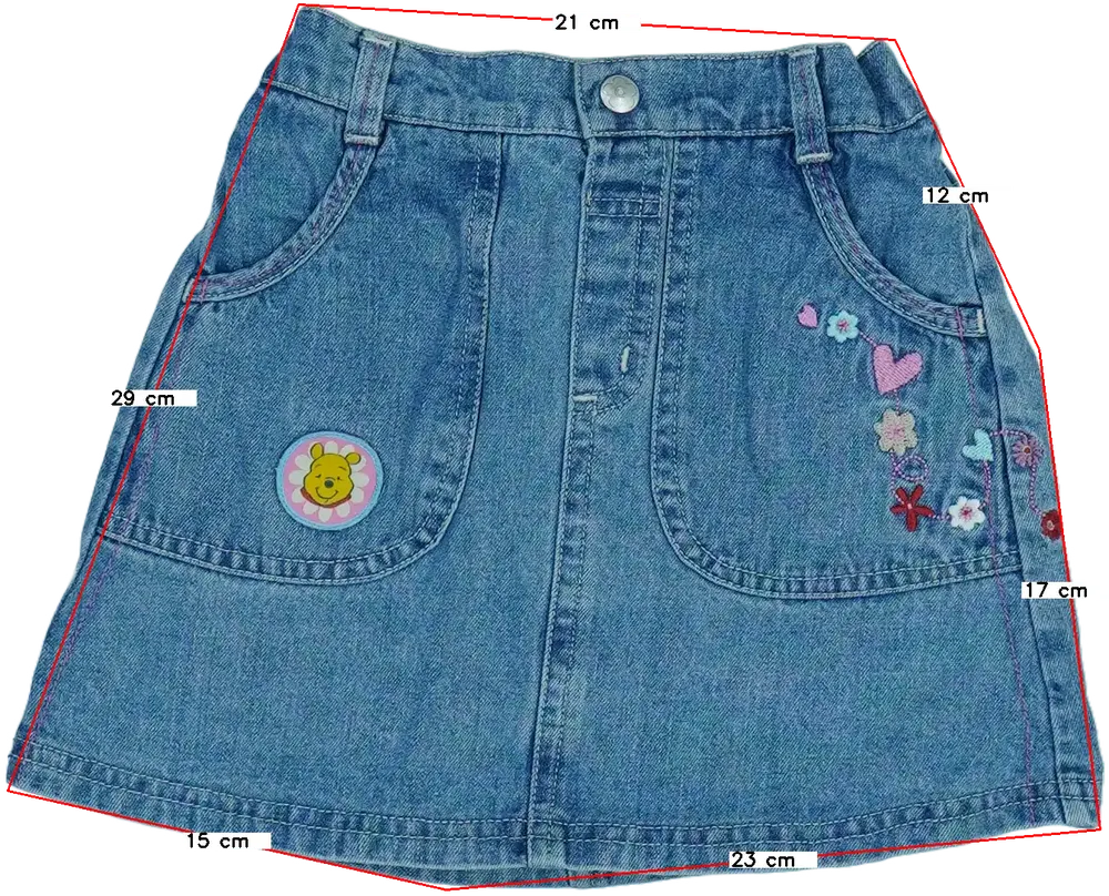 Kék Disney Szoknya EU 98 / UK 3 év / US 3T