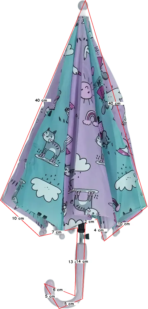 Többszínű Pepco Esernyő Egyméret