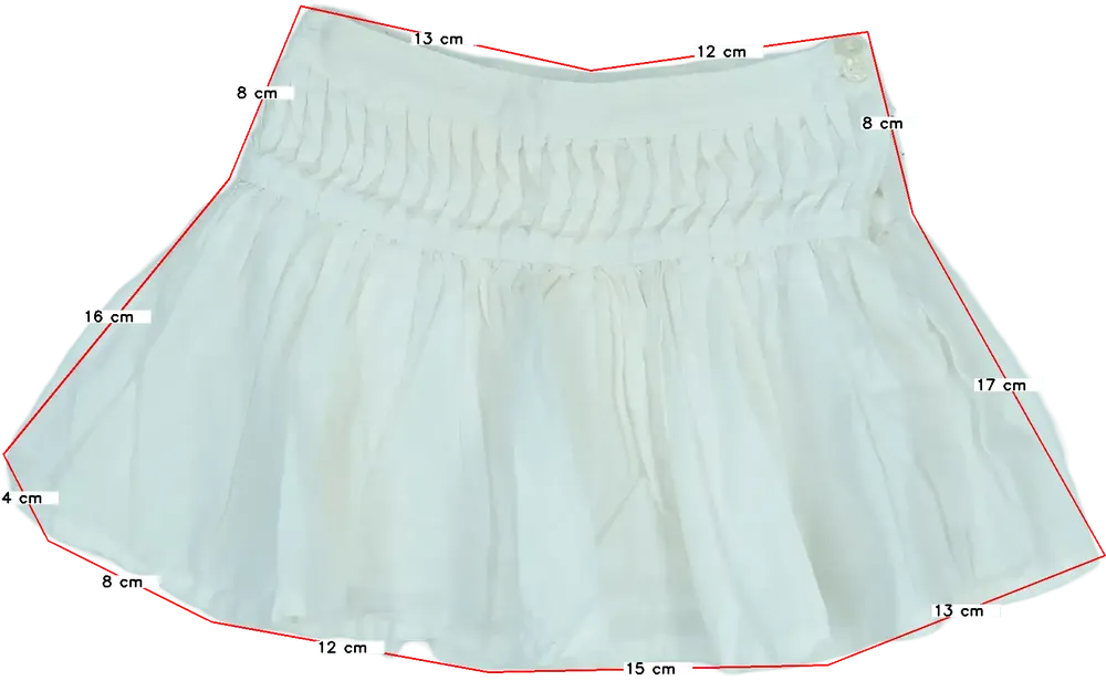 Fehér Next Szoknya EU 98 / UK 3 év / US 3T